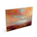 Tableau sur bois Champ lumineux au soleil - Schmucker