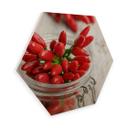 Hexagon Hout berkenfineer - Hot Chili