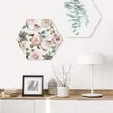 Hexagon - UN Designs - Blomster i kunstnerisk stil