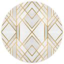 Fototapet - Rundt Fredriksson - Art Deco: Goldene Geometry - vliesetapet/selvklæbende non-woven tape