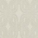 Papel pintado geométrico beige plateado - Papel pintado no tejido con diseño de líneas modernas - Papel pintado texturado