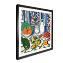 Plakat Frugt og grøntsager på køkkenbordet - Inspireret af Matisse - Zamart