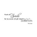 Wallsticker -  Husk at smile...