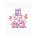 Póster Hey girl you rock