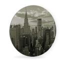 Tableau en Alu-Dibond Manhattan 2 - Rond
