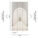 Livingwalls storbyhistorier THE WALL 3D-tapet