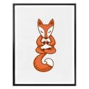 Affiche - Yoga-renard 02