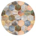 Fredriksson Wallsticker - Marmor & perlemor - Rund