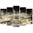 5 stykke lærredstryk, Mekka-moskeen