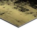 Geborsteld Alu-Dibond met goud-, zilver- & kopereffect - Grafische vlakkenkunst - Bruzual