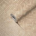 Papel pintado gráfico no tejido dorado, beige - papel pintado gráfico moderno para cocina, salón, vestíbulo