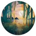 Vinilo decorativo - SpaceFrog Designs - Redondo