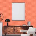 Abstrakt vintage tapet rød orange - retro ikke-vævet tapet grafik - mønster tapet