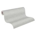 Moderne matgråt tapet - non-woven lysegråt tapet - ensfarvet tapet med glat overflade