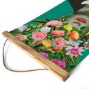Lærred, banner, Tekstil plakat Frida Floral Studio - Portræt Frida