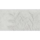 Relief palmeblad 3D fototapet i gråt - non-woven tapet