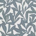 Papel pintado no tejido, papel pintado motivo floral La Terrasse azul, crema
