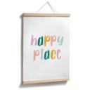 Póster de refranes - Lugar feliz