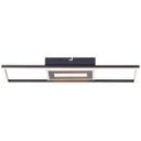 Deckenleuchte Benedikt, schwarz, 55 x 16 cm, Metall Lampe
