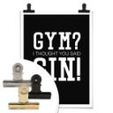 Plakat - Gym? I thought you said Gin!
