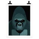 Plakat Gorilla - Braun