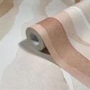 Non-woven tapet i beige abstrakt stribet look grafisk moderne 
