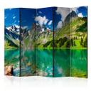 Screen room divider - Bjergsø, 5-delt - 225x172 cm