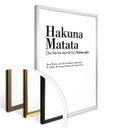 Plakat - Typografi - Hakuna Matata