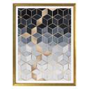 Frederiksson Plakat - Blue Geometry - Blå Geometri