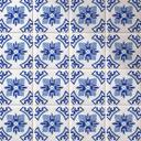 Azulejos Adhesivos Flor de azulejo holandés - lote de 12