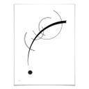 Póster Kandinsky - Curva al punto