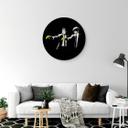 Tableau sur alu-Dibond rond Banksy - Pulp Fiction 