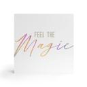 Træ dekoration blok Feel the magic