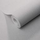 Papel pintado no tejido con textura longitudinal fina en gris