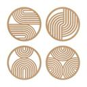 MDF-dekoration Boho Rainbows 