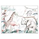 Póster Kvilis - Amigos animales en la selva