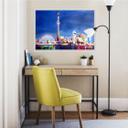 Muurprints Bleichner - Toronto in Neon
