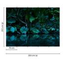 Grøn fototapet Designwalls non-woven tapet Tropisk regnskov natur