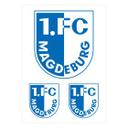 Wall Sticker FC Magdeburg Logo - 48x70 cm