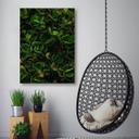 Canvasbillede, Grønne blade af eksotiske planter