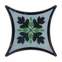Carrelage adhésif Feuilles d'ornement - Set de 10  en 8x8 cm l'un