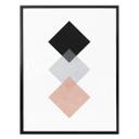 Plakat - Nouveauprints - Squares Pink