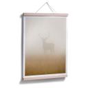 Póster Harling - Ciervo en la niebla