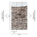Livingwalls storbyhistorier THE WALL - tapet med steneffekt