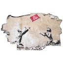 3D - Wallsticker Banksy - No Ball Games