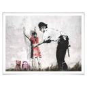 Plakat Banksy - Policeman Searching Girl