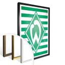 Póster Werder Bremen logo rayas