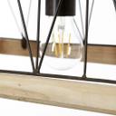 Pendelleuchte Lorenz, braun, 110 x 59 cm, Holz Pendelleuchte