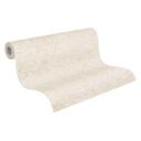 Creme grøn blomstertapet - natur tapet landstil - non-woven tapet køkken kontor gang