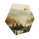 Hexagone - Bois SpaceFrog Designs - Matin d'automne